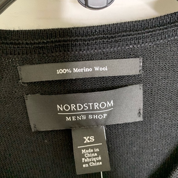 NWT Nordstrom Men’s V-Neck Merino Wool Sweater - Picture 7 of 8